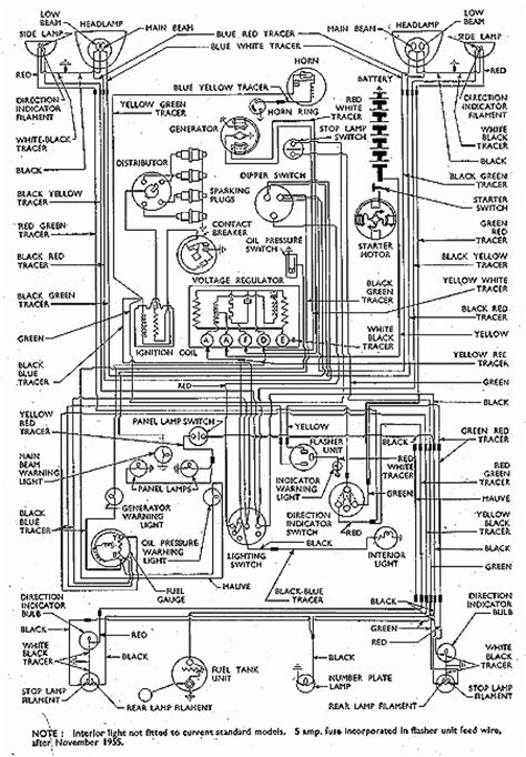 1955 ford victoria wiring diagram 